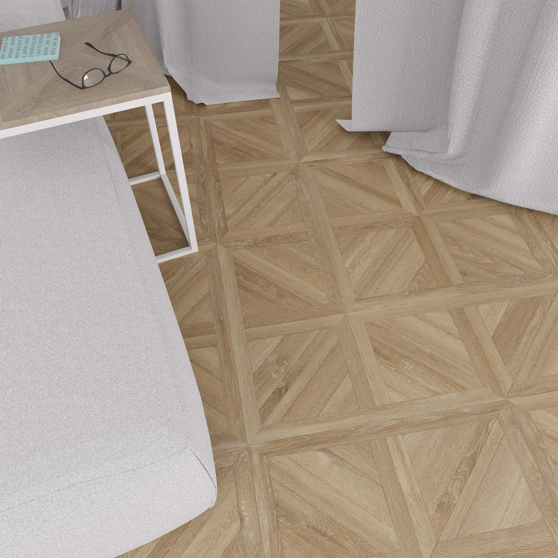 Naturel Normandie laminate flooring installed in room